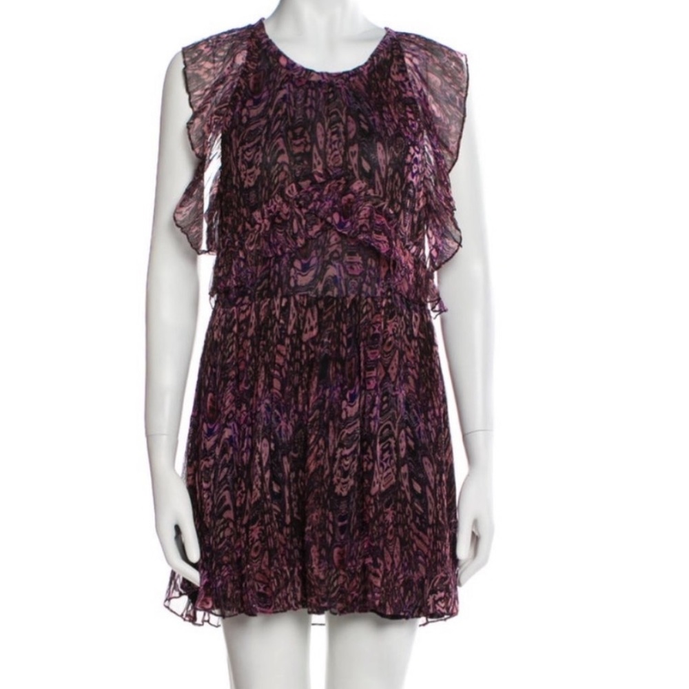 IRO Glorie Printed Minidress